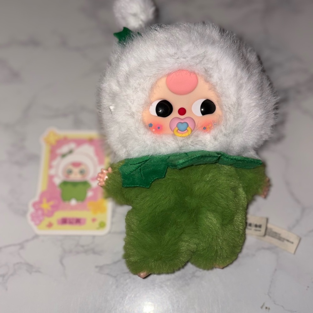 Baby Three Where’s Spring? Green Dandelion with Rare Paci